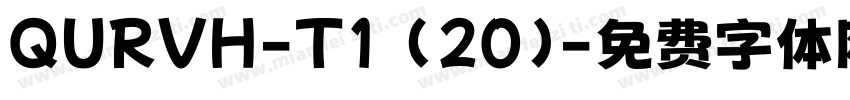 QURVH-T1 (20)字体转换